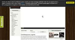 Desktop Screenshot of disinfestazioneurgente.com